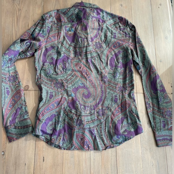 Vintage 90s Lauren by Ralph Lauren exploded paisley shirt - Picture 2 of 4
